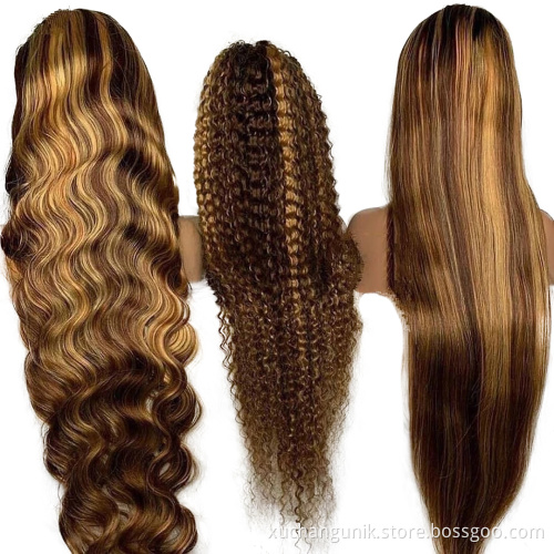 Transparent Hd Lace Frontal Wig,13x6 Lace Front Human Hair Wigs With Baby Hair,Transparent Lace Front Wigs For Black Women